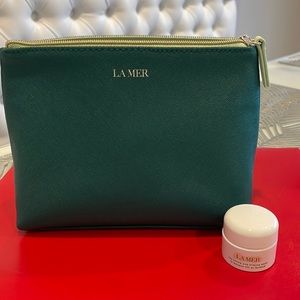 La mer Cosmetic Bag and Lifting and Firming Mask
